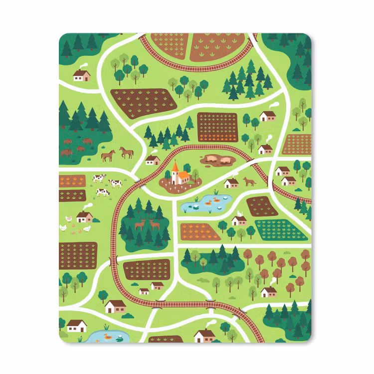 Muismat - Platteland - Dieren - Illustratie — 1