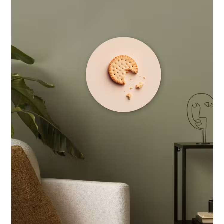 Muurcirkel - Koekje - Kruimels - beige — 3