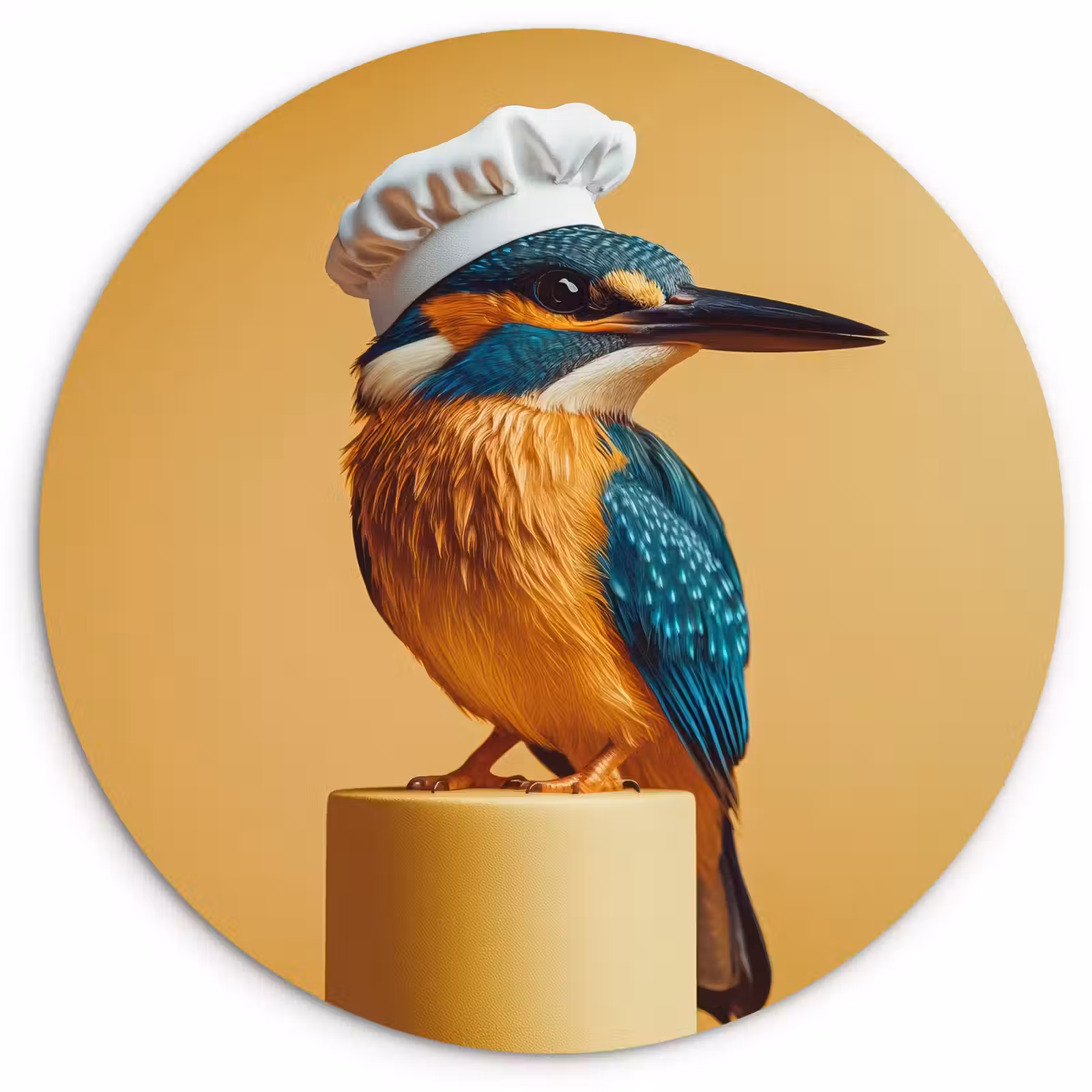 Muurcirkel - Ijsvogel - Pilaar - Koksmuts - Vogel — 1