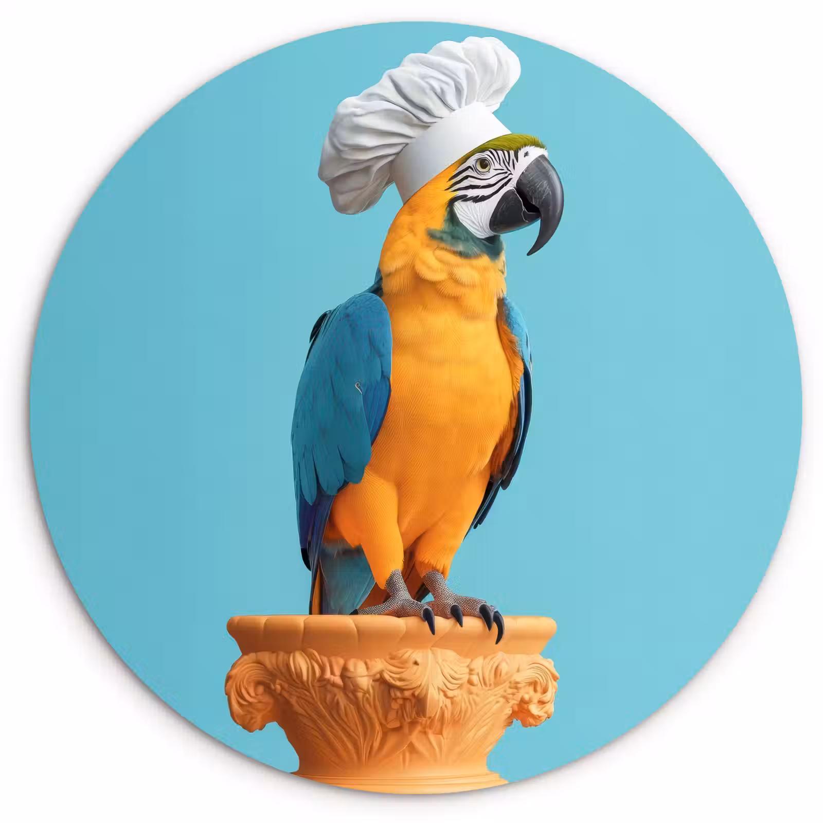 Muurcirkel - Papegaai - Koksmuts - Grappig - Vogel — 1