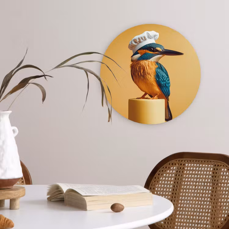 Muurcirkel - Ijsvogel - Pilaar - Koksmuts - Vogel — 4