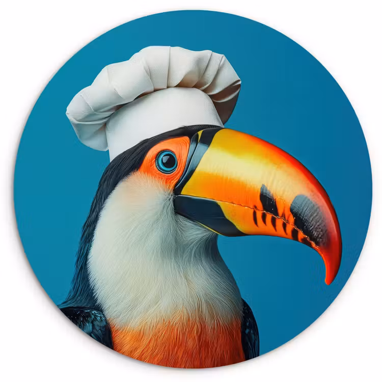 Muurcirkel - Toekan - Papegaai - Vogel - Koksmuts — 1