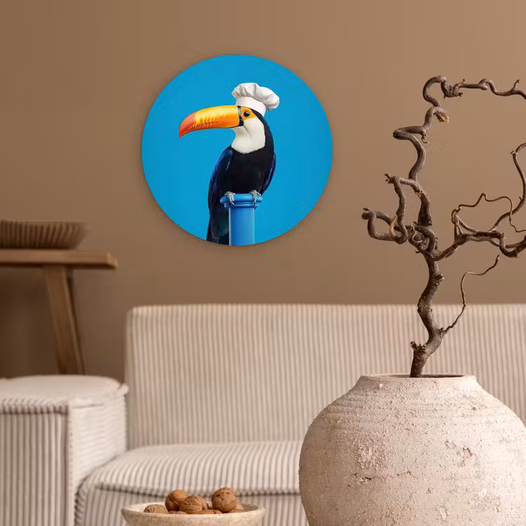 Muurcirkel - Tucan - Sokkel - Vogel - Koksmuts — 2