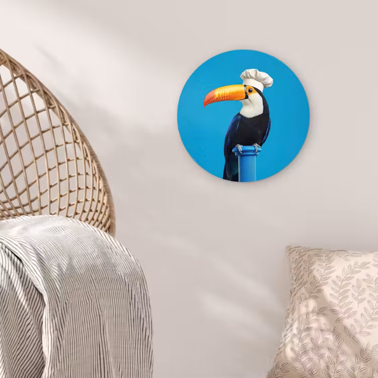 Muurcirkel - Tucan - Sokkel - Vogel - Koksmuts — 5