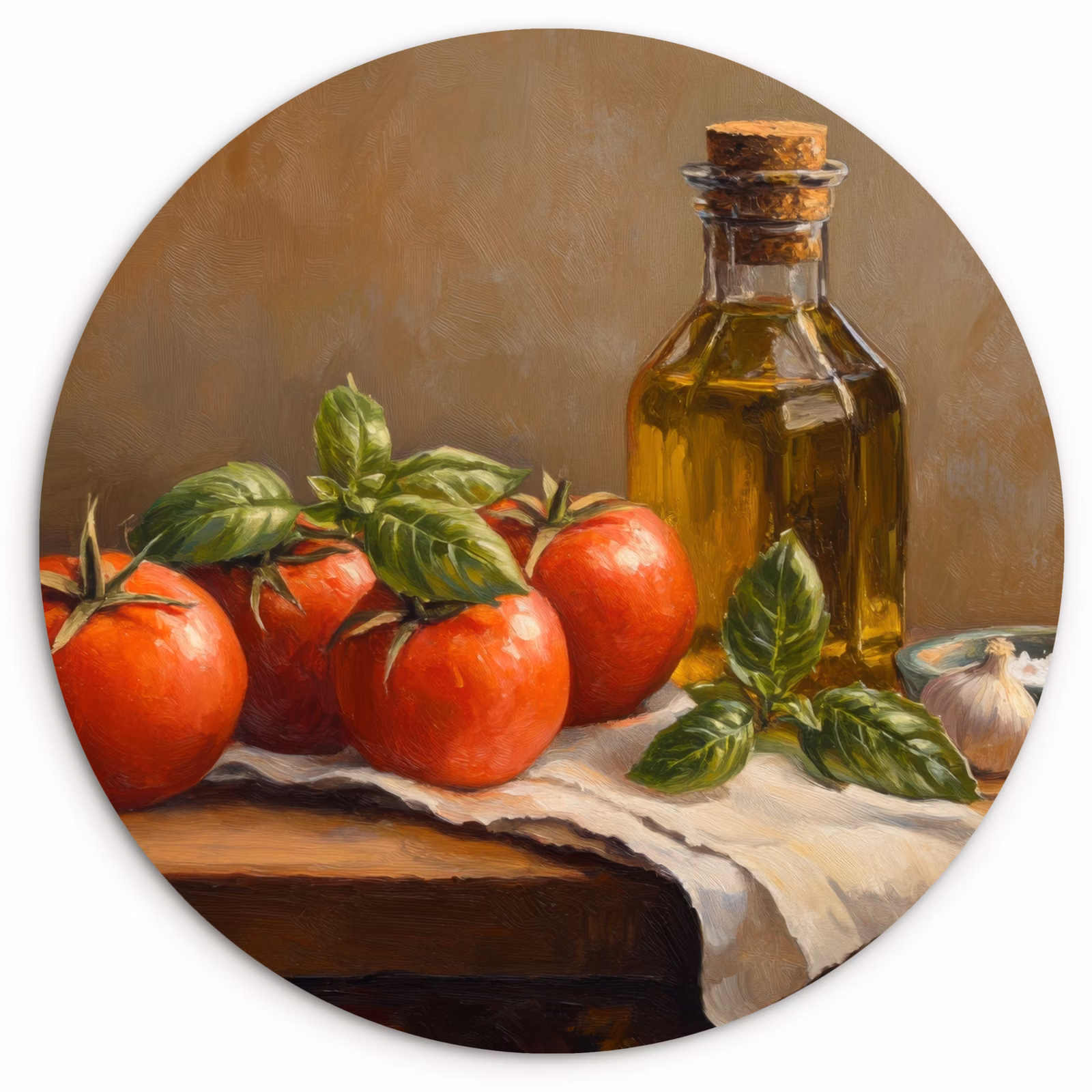 Muurcirkel - Tomaten - Olijfolie - Stilleven — 1
