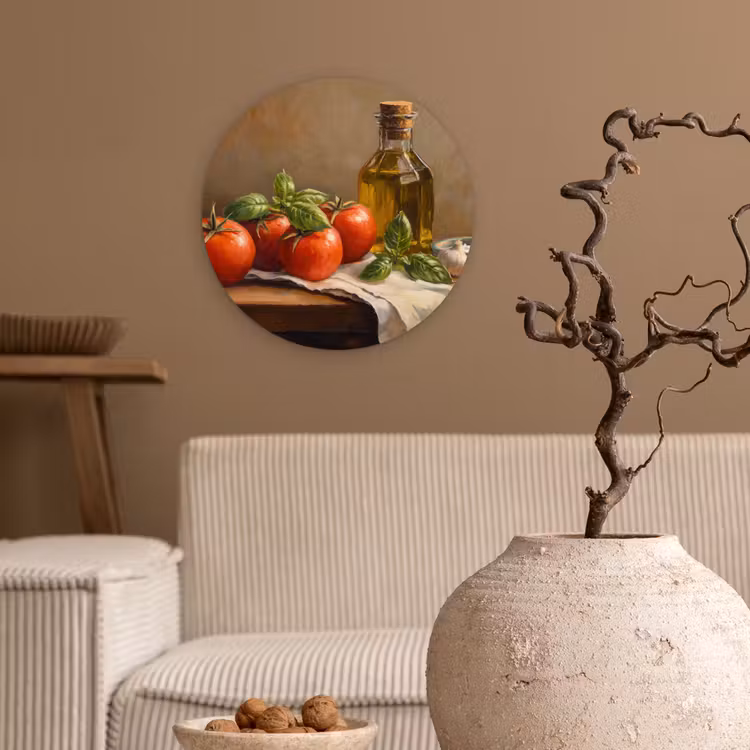 Muurcirkel - Tomaten - Olijfolie - Stilleven — 2