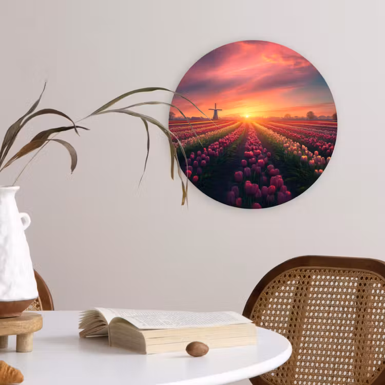 Muurcirkel - Windmolen - Zonsondergang - Landschap — 4