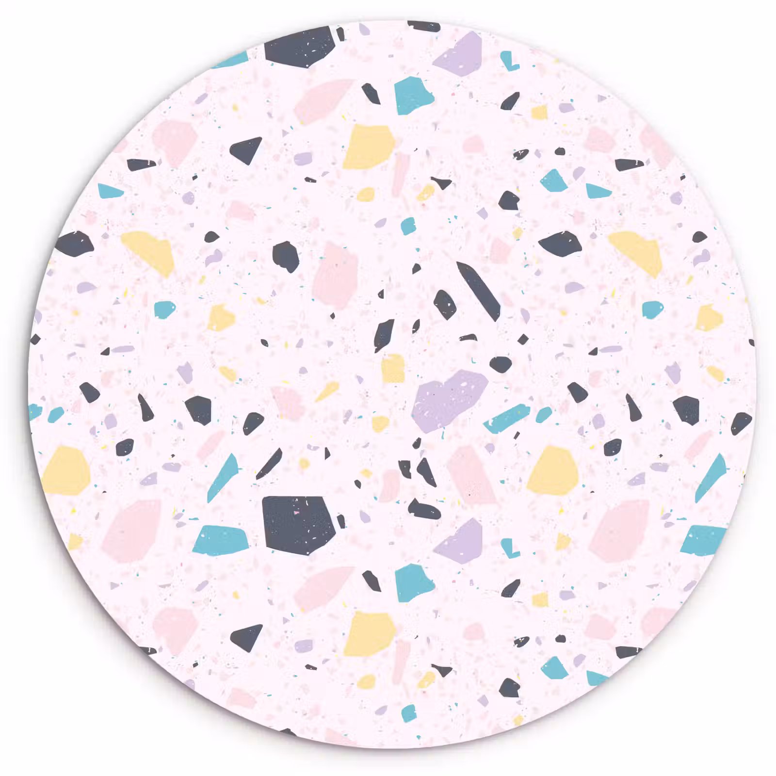 Muurcirkel - Terrazzo - Patroon - Zacht - Snoep — 1