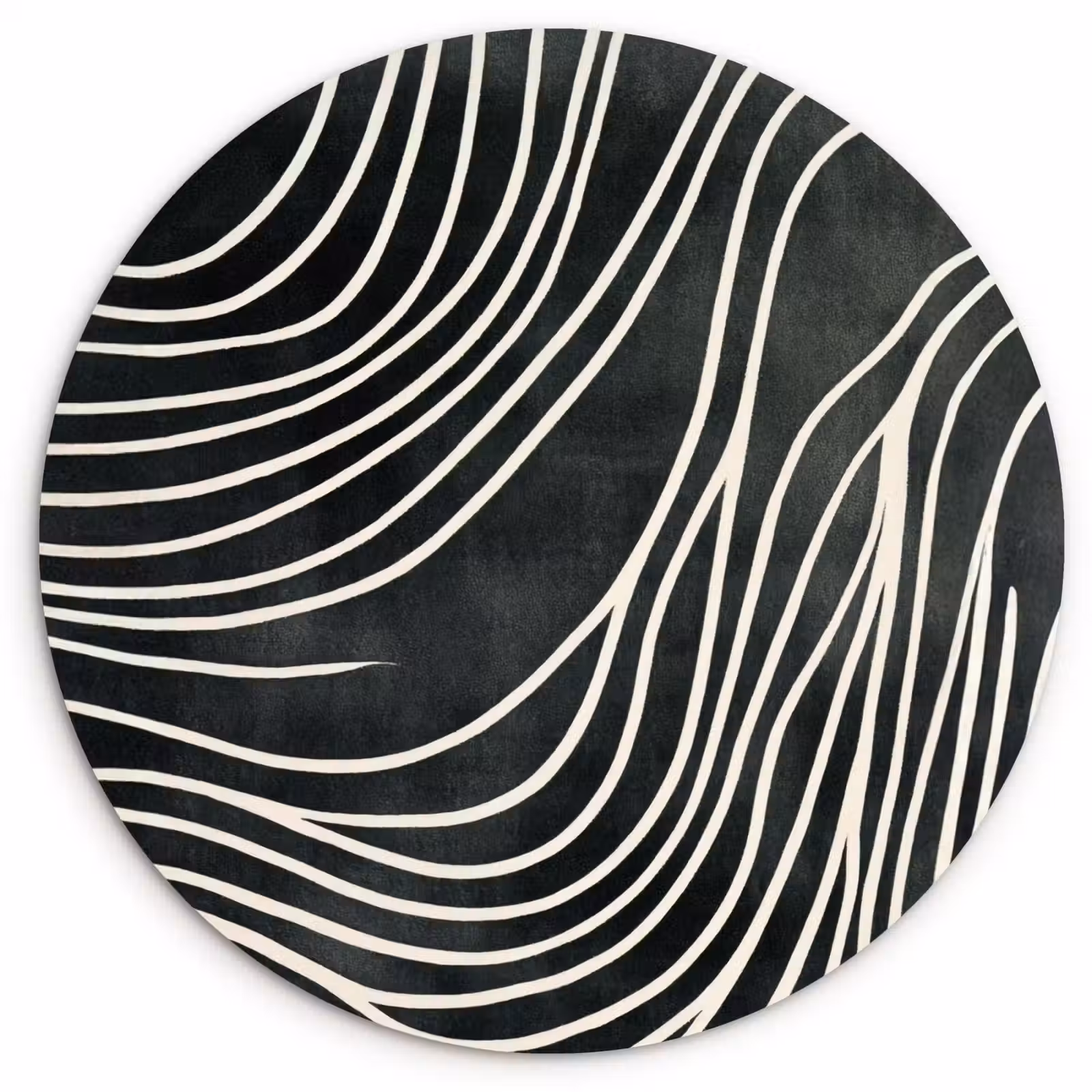 Muurcirkel - Lijnen - Patroon - Abstract - Wit — 1