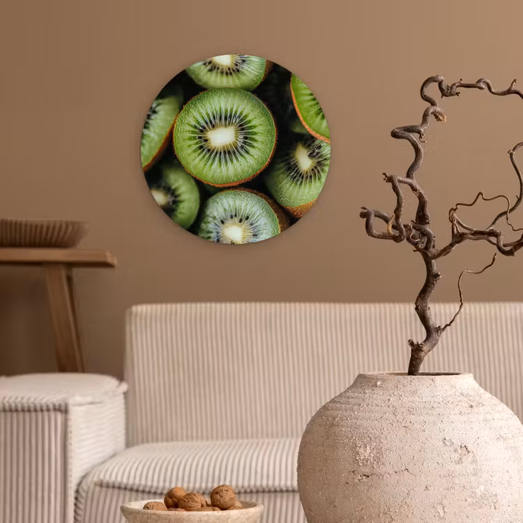 Muurcirkel - Kiwi - Fruit - Groen — 2