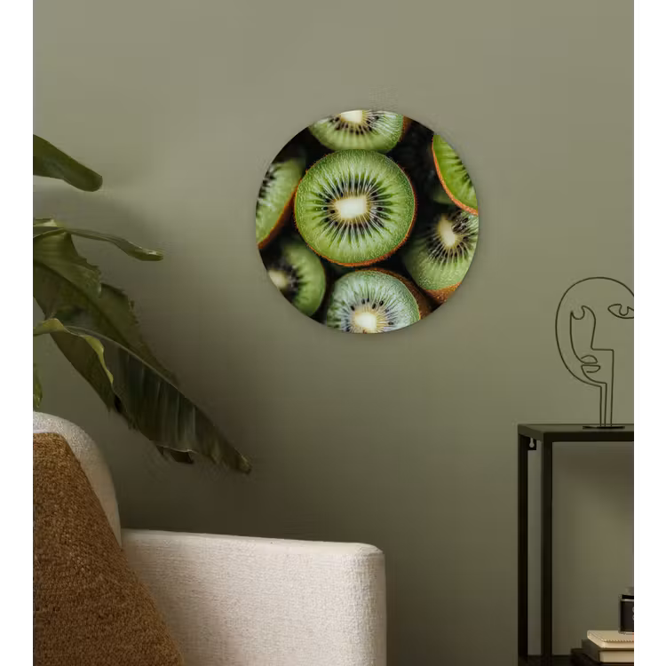 Muurcirkel - Kiwi - Fruit - Groen — 3