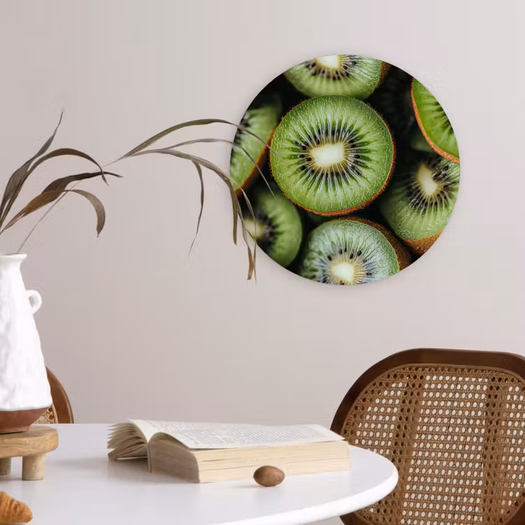 Muurcirkel - Kiwi - Fruit - Groen — 4