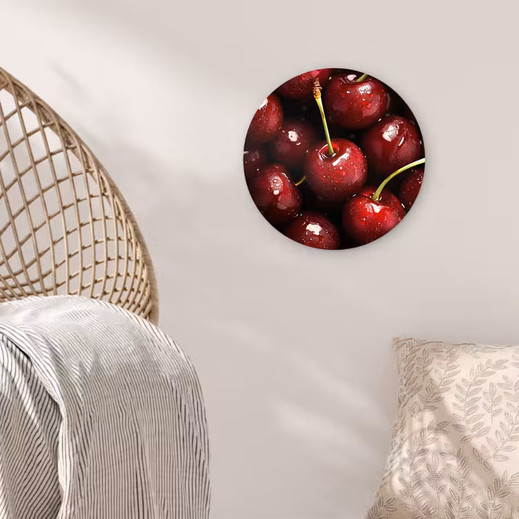 Muurcirkel - Rood - Fruit - Kersen — 5