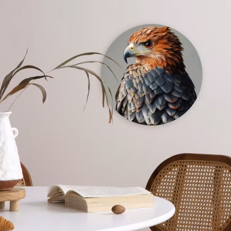 Muurcirkel - Vogel - Realistisch - Veren - Bruin — 4