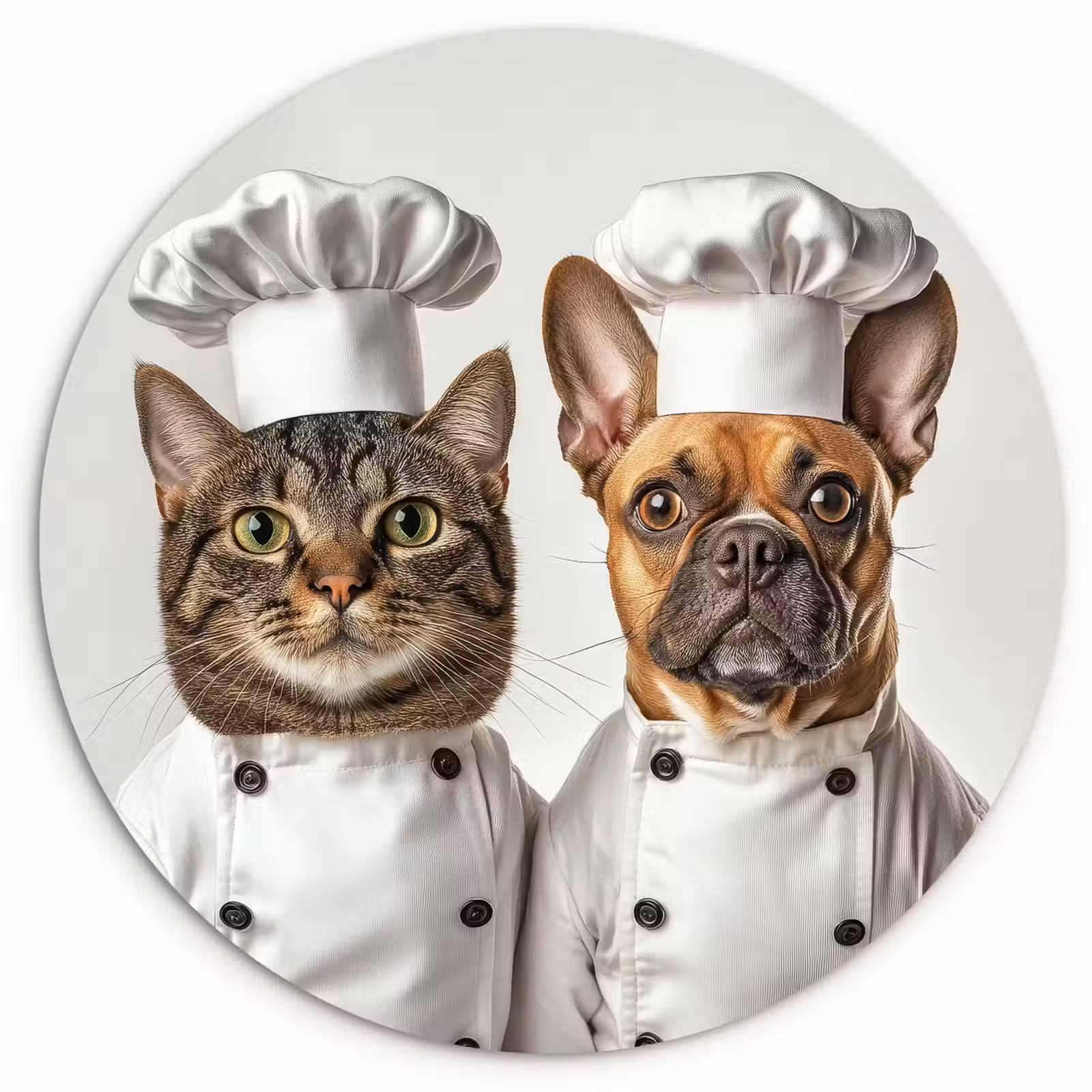 Muurcirkel - Kat - Hond - Kokskleding — 1