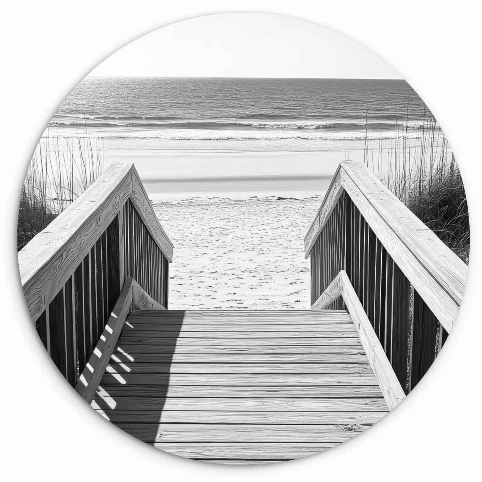 Muurcirkel - Loopbrug - Hout - Strand - Zee — 1