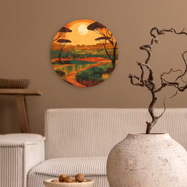 Muurcirkel - Landschap - Afrikaans - Zon — 2