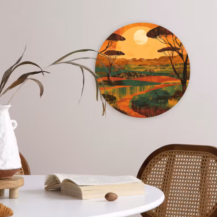 Muurcirkel - Landschap - Afrikaans - Zon — 4