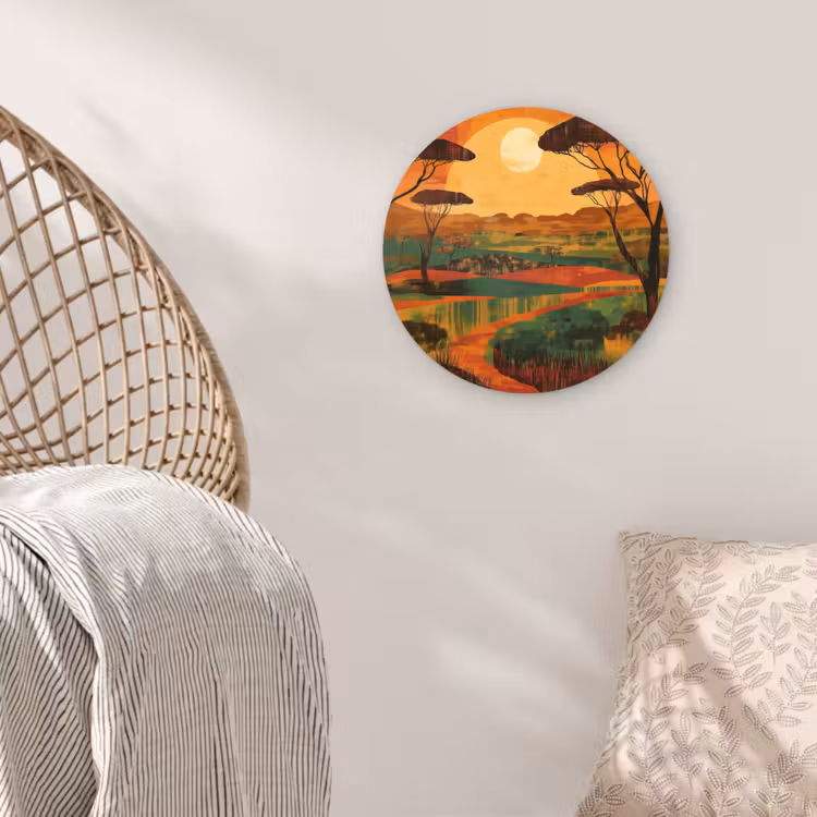 Muurcirkel - Landschap - Afrikaans - Zon — 5