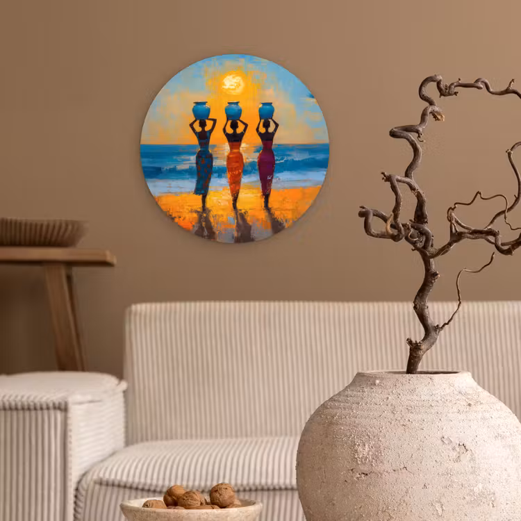 Muurcirkel - Vrouwen - Strand - Zondsondergang — 2