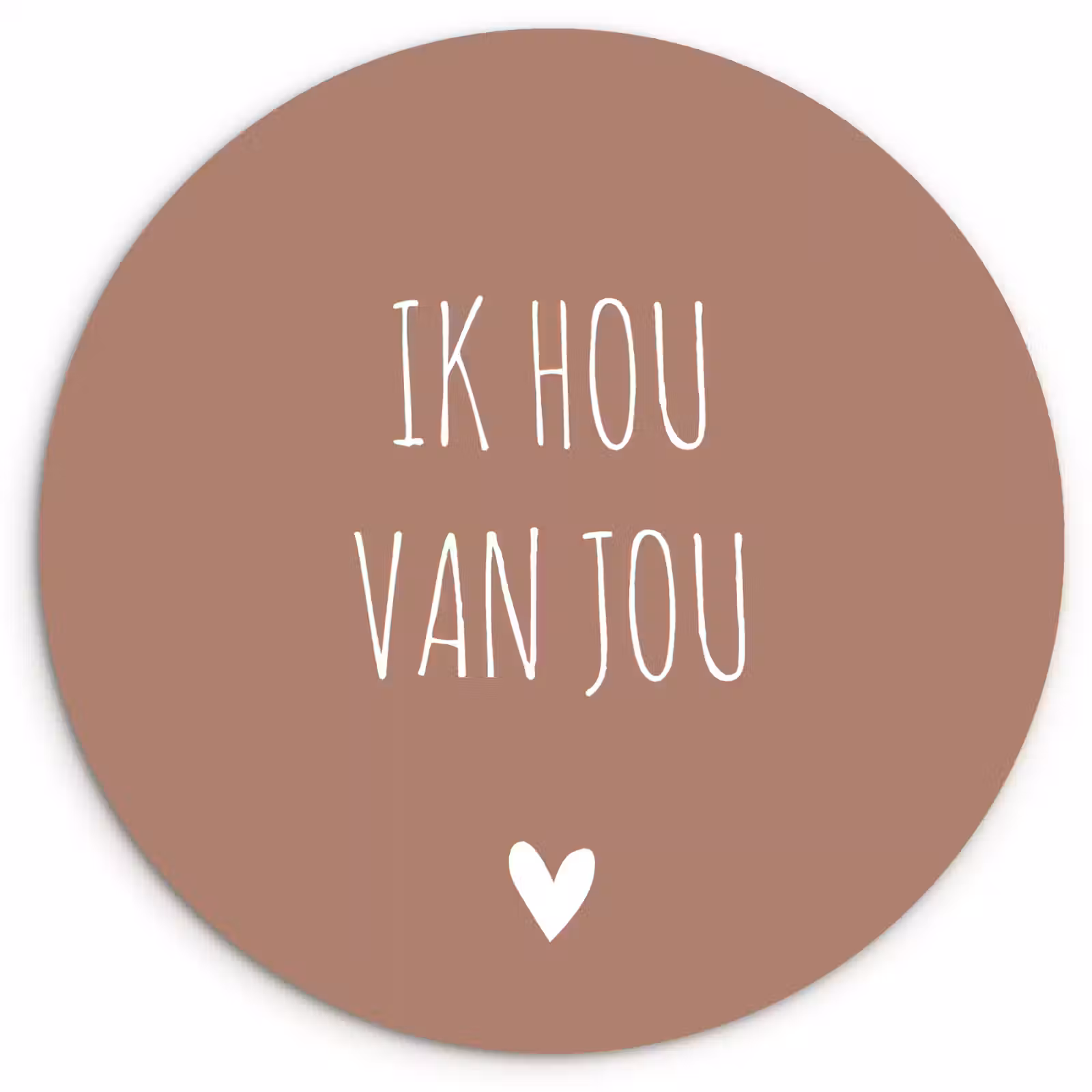Muurcirkel - Quotes - Ik hou van jou - Spreuken — 1