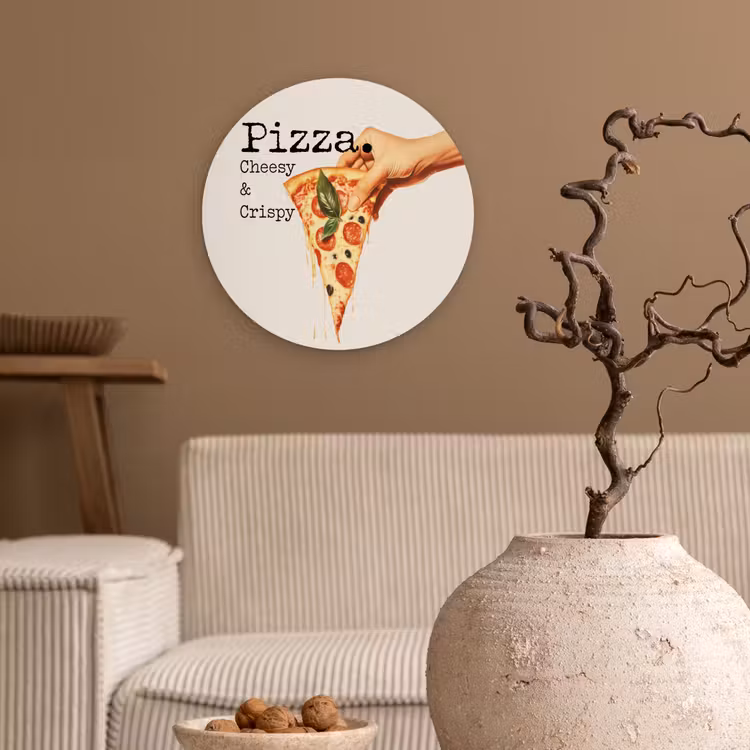 Muurcirkel - Pizza - Kaas - Pepperoni — 2