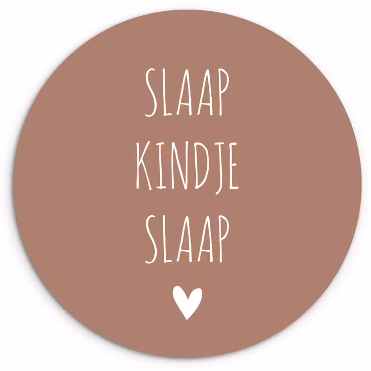 Muurcirkel - Slaap kindje slaap - Quotes - Spreuken — 1