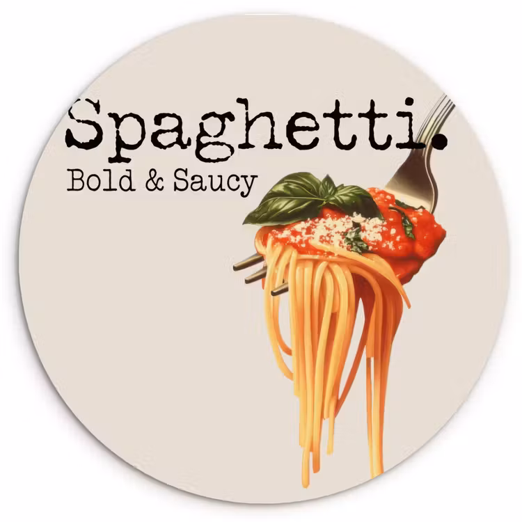Muurcirkel - Spaghetti - tomatensaus - Parmezaanse kaas — 1