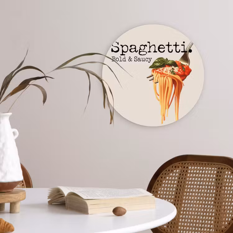 Muurcirkel - Spaghetti - tomatensaus - Parmezaanse kaas — 4