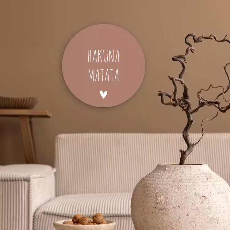 Muurcirkel - Spreuken - Hakuna matata - Quotes — 2