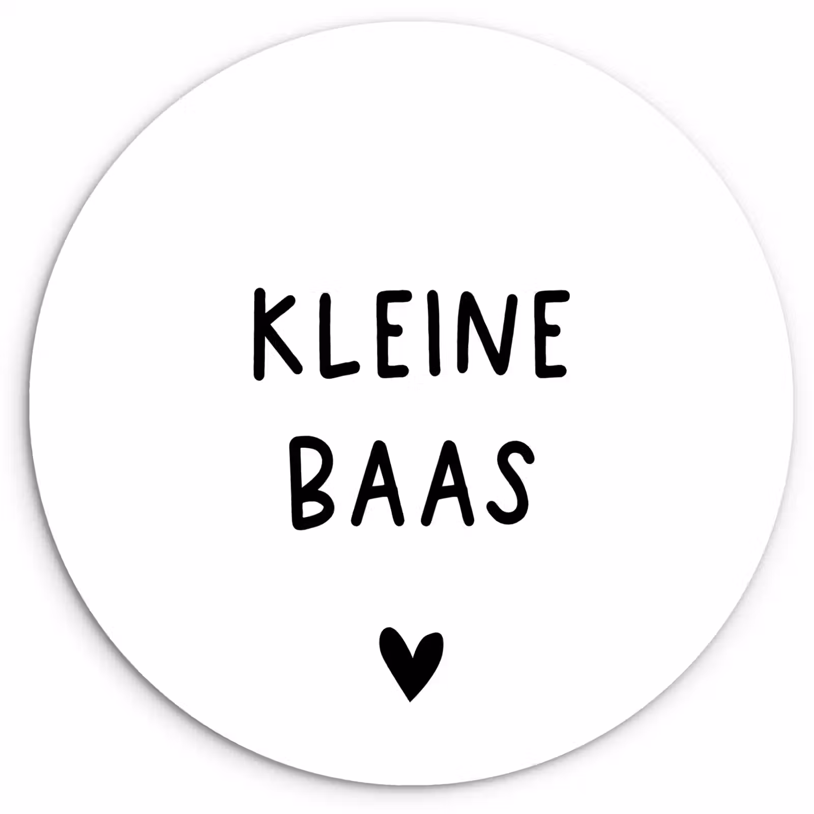 Muurcirkel - Spreuken - Kleine baas - Quotes — 1