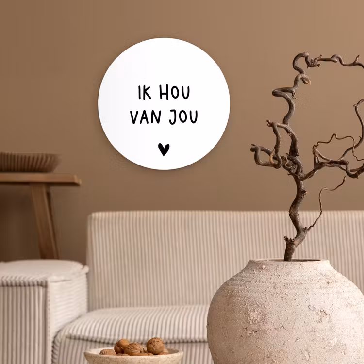 Muurcirkel - Spreuken - Ik hou van jou - Quotes — 2