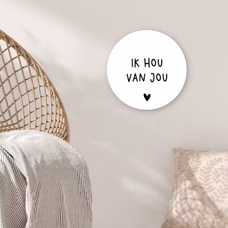 Muurcirkel - Spreuken - Ik hou van jou - Quotes — 5