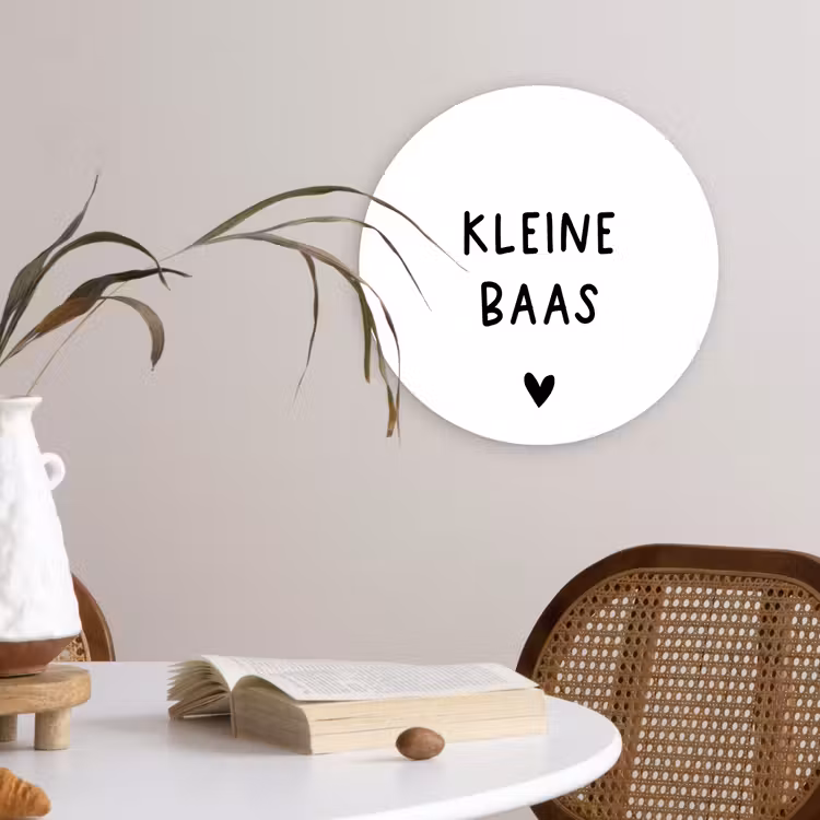Muurcirkel - Spreuken - Kleine baas - Quotes — 4