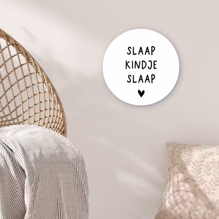 Muurcirkel - Spreuken - Quotes - Slaap kindje slaap — 5