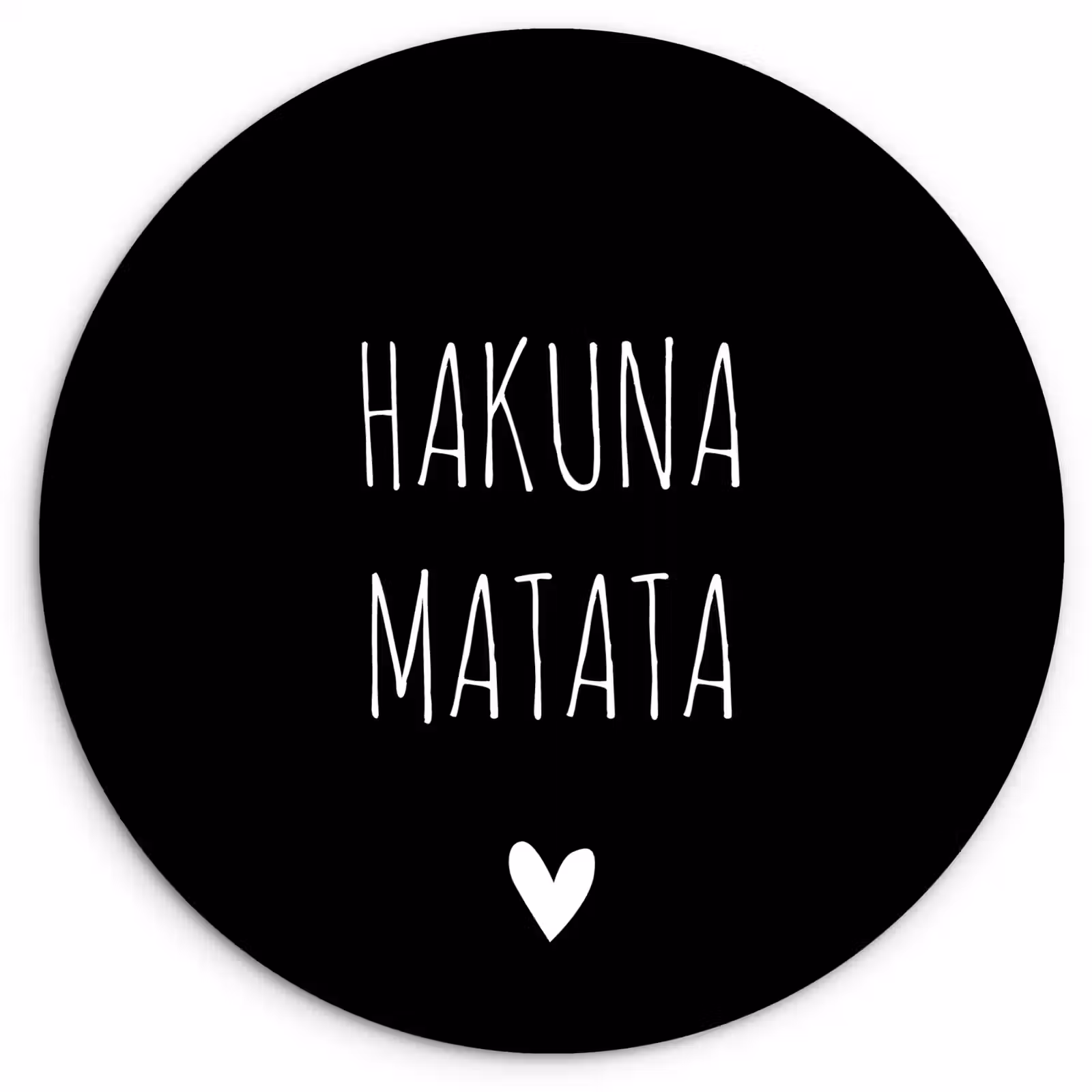Muurcirkel - Spreuken - Hakuna matata - Quotes — 1