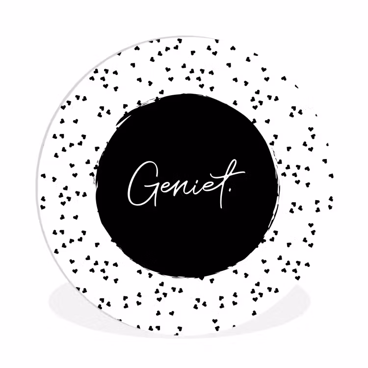 Muurcirkel - Quotes - Geniet - Zomer - Tekst — 1