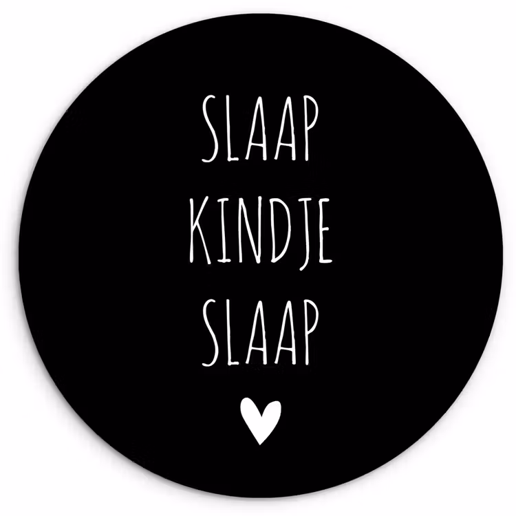 Muurcirkel - Quotes - Slaap kindje slaap - Spreuken — 1