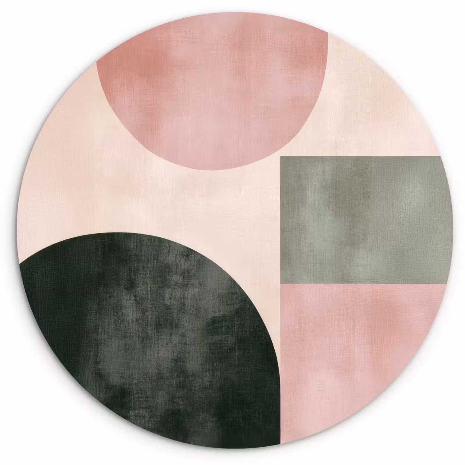Muurcirkel - Vormen - Abstract - Cirkel - Zwart — 1