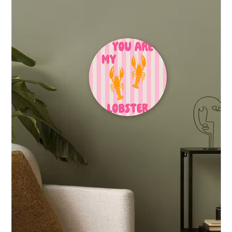 Muurcirkel - Lobster - Love - Valentijn — 3