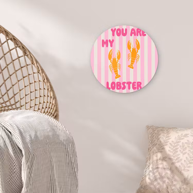 Muurcirkel - Lobster - Love - Valentijn — 5