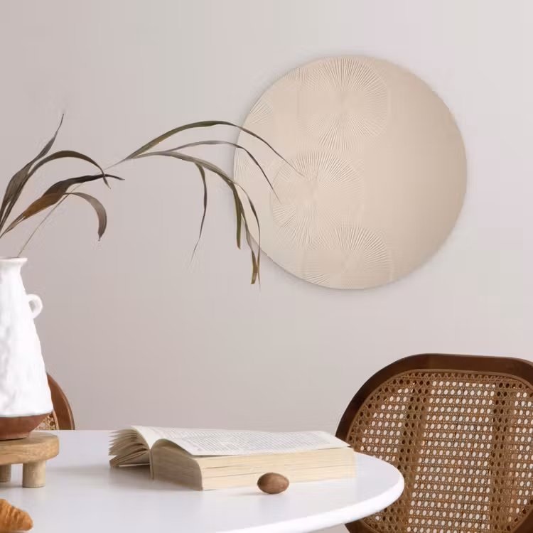 Muurcirkel - Japandi - Beige - Modern — 4