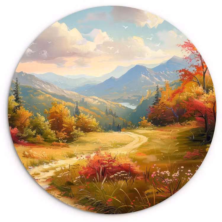 Muurcirkel - Landschap - Illustratie - Natuur — 1