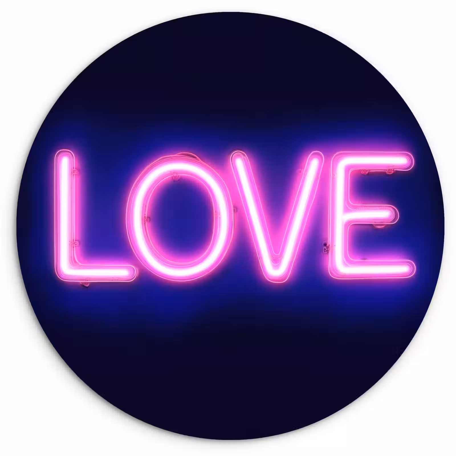 Muurcirkel - Neon - Love - Valentijn — 1