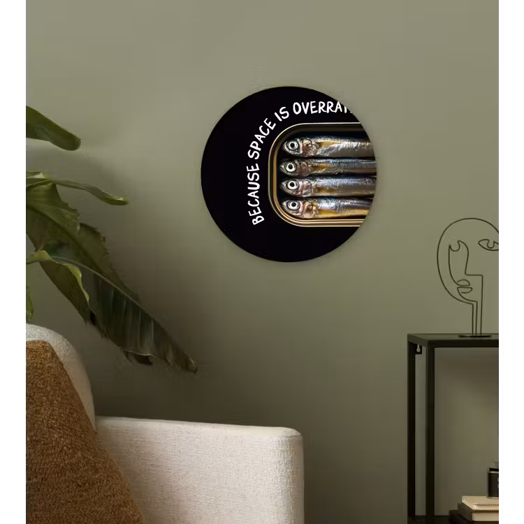 Muurcirkel - Sardines - Tekst - Vis - Blik — 3