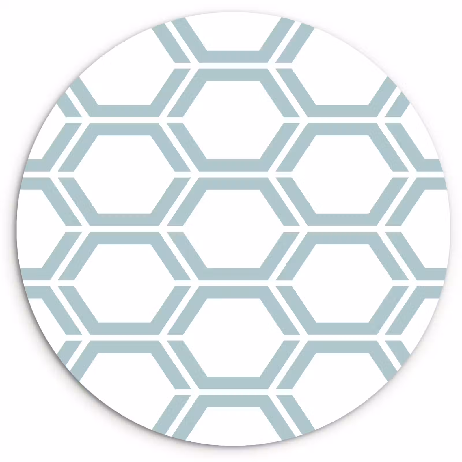 Muurcirkel - Patroon - Lijn - Design - Hexagon — 1