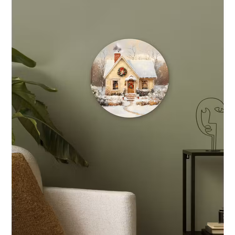 Muurcirkel - Kerst - Huis - Winter - Sneeuw — 3