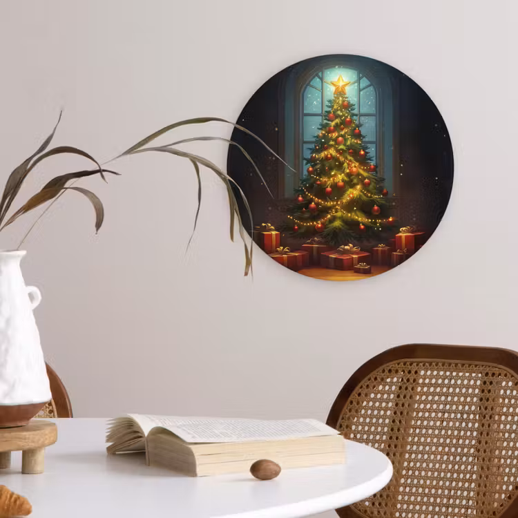 Muurcirkel - Kerstboom - Cadeau - Kerst - Winter — 4