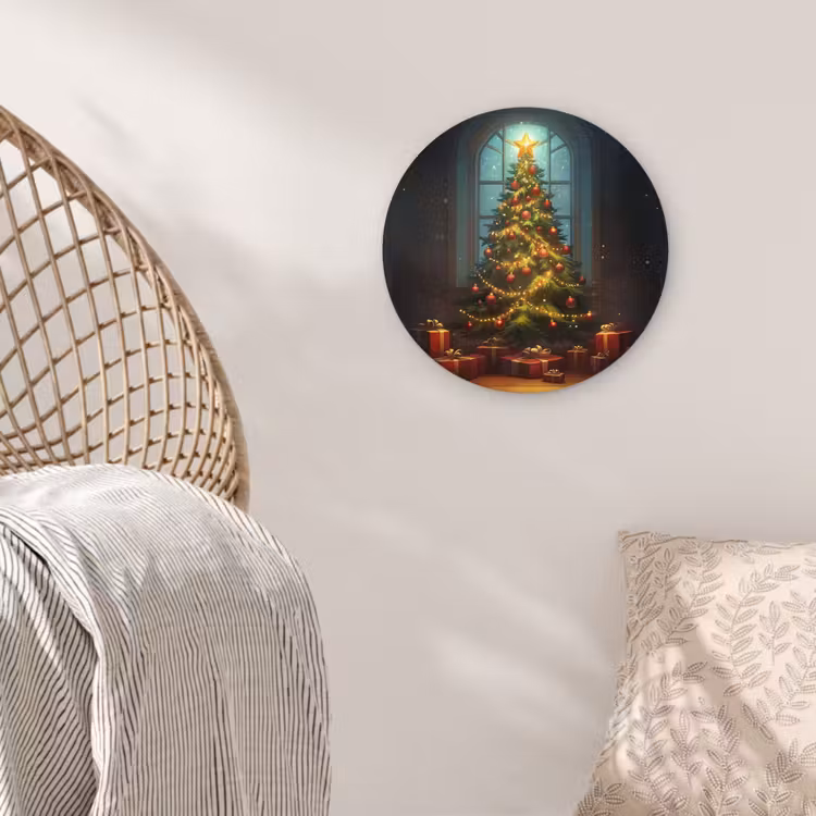 Muurcirkel - Kerstboom - Cadeau - Kerst - Winter — 5
