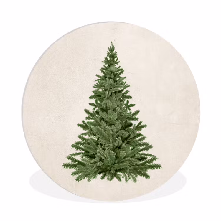 Muurcirkel - Kerstboom - Groen - Kerstmis - Feestdagen — 1